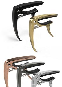 Accesorio para instrumento Musical de alta calidad, capo de guitarra de madera de aleación de aluminio de acero inoxidable ABS para guitarra acústica, ukelele, bajo - Product Image 6