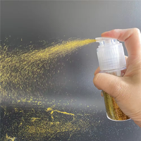 Échantillon gratuit atomiseur de shampoing sec transparent 120ml 80 ml distributeur de poudre de dépoussiérage en plastique pulvérisateur à pompe pour poudre de maquillage