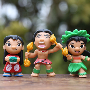 12 punti pz/set di Lilo Action Figure Anime Cartoon modello giocattoli versione carina decorazione torta bambola ornamenti - Product Image 5