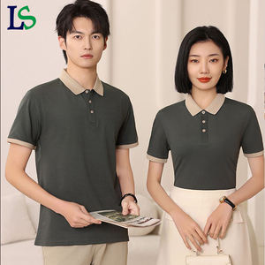 Venta al por mayor de <span class=keywords><strong>poli</strong></span>éster transpirable clásico liso Polo camiseta logotipo personalizado ropa de trabajo de manga corta Polo con entrega rápida - Product Image 5