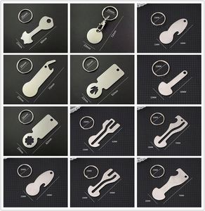 Blank Stainless Steel <b>Shopping</b> Cart Remover Keychain Collection Token Part Diameter 22/23/<b>24</b>/25/26/28mm Trolley Keyring - Product Image 2
