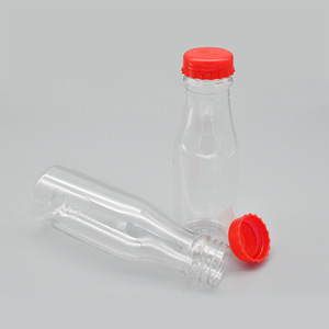 Botella Transparente para Mascotas de 300 ml con Tapa Reutilizable para Bebidas, Vino, Viajes - Product Image 4