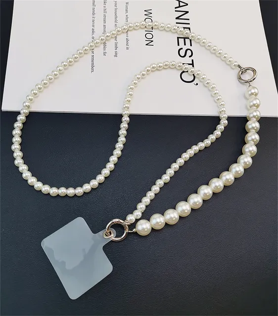 Korean Luxury Mobile Phone Lanyard Pearl Bracelets Chain for iPhone 14 13 Pro Max Samsung Flip 4 S21 S22 S23 Ultra