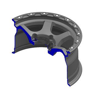 5x150 6x139.7 PCD 17 inch 18 inch Off-Road Wiel Aluminium Alloy Fake Beadlock Wiel voor Land Cruiser - Product Image 4