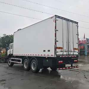 รถบรรทุกตู้เย็นติดเครื่องทำความเย็น Dongfeng 6x6 Awd สำหรับขนส่งเนื้อสัตว์และอาหารทะเลแบบแช่แข็ง ขนาด 15-20 ตัน - Product Image 5
