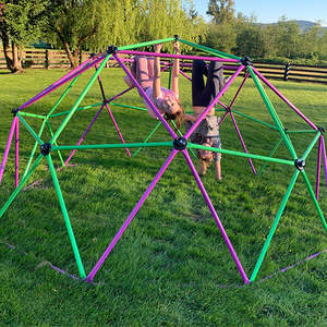 Trampolín para Niños y Niñas, Domo de Juego de Metal y Plástico para Exteriores - Product Image 3