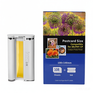 Papier photo brillant Selphy Kp108in compatible avec <span class=keywords><strong>Canon</strong></span> 4" x 6'' pour <span class=keywords><strong>Canon</strong></span> Kp108in CP1300 CP1500 CP1200 <span class=keywords><strong>CP1000</strong></span> - Product Image 1