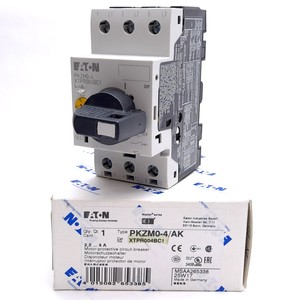 PLC <strong>PKZM0</strong>-<strong>4</strong>/AK XTPR004BC1 Motor Protective Circuit Breaker, 3-Pole, 2.5-4A Warranty Product - Product Image 1