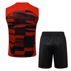 Custom OEM Adult Sleeveless <b>Football</b> Jersey <b>Set</b> Soccer Wear - Product Image 1