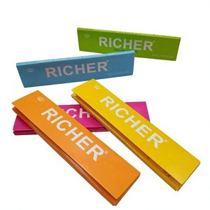 กระดาษมวนบุหรี่ริชเชอร์ คิงไซส์ สลิม พรีเมียม ยางธรรมชาติ พิมพ์สี่สี - Product Image 1
