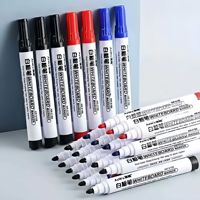 Marqueur effaçable à sec de haute qualité, grande capacité, encre rechargeable longue portée, pour tableau blanc