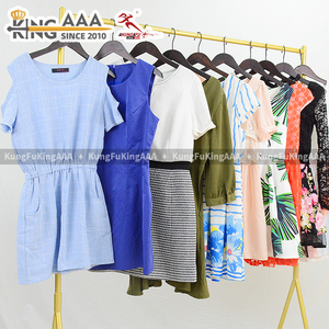 KingAAA Vente en gros de mini-jupes en coton pour femmes, couleurs <span class=keywords><strong>pastel</strong></span> douces mélangées, robes courtes mignonnes d'occasion pour femmes, en vrac 100kg - Product Image 5