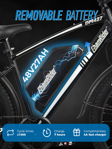 Chamrider DM427 Spedizione Gratuita UE Bici Elettrica da Montagna a Lunga Autonomia 48V 27Ah 27.5 Pollici E-Bike da Strada e <span class=keywords><strong>Gravel</strong></span> con Pedalata Assistita - Product Image 3