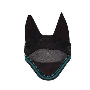 Bonnet d'oreille de cheval Logo personnalisé Premium Crochet Léger Respirant Lavable Fly Veil Fabriqué en Inde - Product Image 4