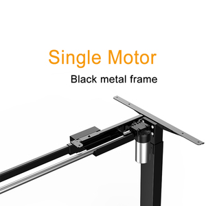 Escritorio de pie de metal extensible eléctrico de un solo motor para oficina en casa inteligente Marco convertible moderno Sit and Stand - Product Image 3