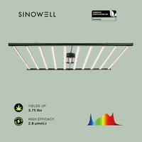 Lampe de Croissance LED à Spectre Complet Sinowell Haute Puissance 1000W Samsung LM301H LM301B pour Culture Commerciale