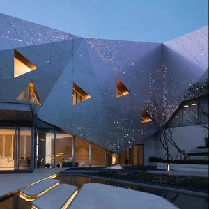 Panneaux de mur-rideau en aluminium modernes, surface anodisée, anti-corrosion, pour applications extérieures de bâtiments - Product Image 6
