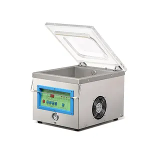 210 Desktop Type Pumping Inflating Internal Vacuum Packaging Machine Food Sealers Pack Machine