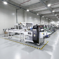 Système d'emballage automatique horizontal SZ-280 pour sachets oreillers, équipement commercial multifonctionnel, machine d'emballage stable pour gâteaux de lune