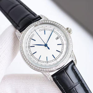 Montre mécanique ultra-fine élégante et classique sertie de diamants, modèle 2025, par un des meilleurs designers - Product Image 2