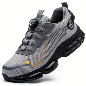 <span class=keywords><strong>Scarpe</strong></span> <span class=keywords><strong>Antinfortunistiche</strong></span> con Fibbia Automatica, Calzature Antiperforazione con Punta in Acciaio, Calzature Protettive <span class=keywords><strong>Unisex</strong></span> Antiurto alla Moda per Fabbriche - Product Image 4