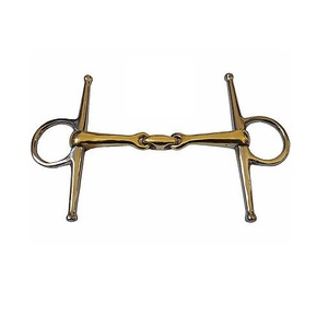 SHEMAX Acero inoxidable Alemán Plata Caballo Bit Mejilla completa Cobre Mezcla Pastilla - Product Image 1