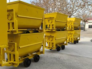 Chariot de mine souterraine de haute qualité pour voies ferrées, avec benne basculante de 0,55 m³/0,75 m³ - Product Image 5