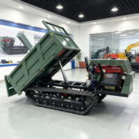 Mini-dumper sur chenilles diesel Ruibote 2,8 tonnes, robuste, tout-terrain, pour la construction, l'exploitation minière, l'agriculture, le jardinage et la pompage