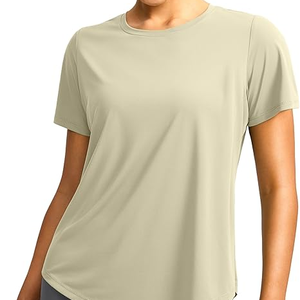 T-shirt de sport pour femme, léger, imprimé, à séchage rapide, respirant, avec logo personnalisé en strass appliqué - Product Image 6