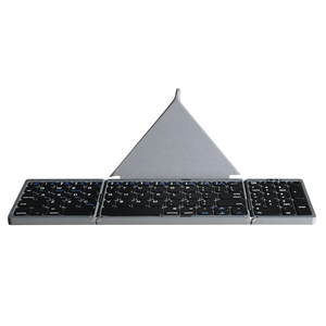 Three-fold BT <b>keyboard</b> with numeric keys portable <b>mini</b> <b>keyboard</b> for mobile phones tablets universal folding <b>keyboard</b> - Product Image 5