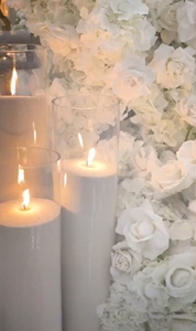 Bougie perle cire sable vases en verre de haute qualité boîte de soja en gros coloration des plantes mariage aromatique blanc perle poudre bougie - Product Image 5