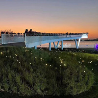 DC12V 6w étanche led scarabée feu éclairage lumières se balançant dans le vent paysage extérieur led luciole jardin Led luciole