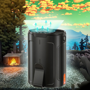 Ventilateur portable mini USB à clipser sur la taille, multi-usages, électrique, pour le sport, la voiture, la maison, alimenté par batterie - Product Image 4
