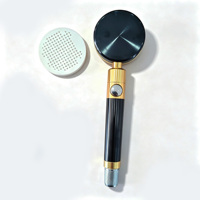 Pommeau de douche filtrant portable pour eau dure, haute pression, arrêt à une touche, filtre remplaçable, ajustement universel, installation facile