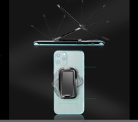 Support de téléphone universel 2022 pour doigt, rotatif et rétractable, avec poignée arrière en métal pliable pour téléphones et tablettes