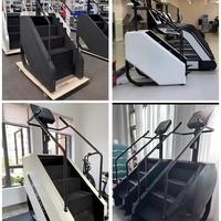 Steppeur électrique en acier pour escalade, durable et réglable, équipement d'entraînement aérobie