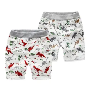 Летние модные хлопковые шорты Ivy70166B в европейском стиле для мальчиков с изображением динозавров, оптовая продажа, 2020