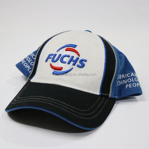 ZZB Custom Embroidered Logo <b>Vintage</b> Sporty Baseball <b>Cap</b> Blue White Black Color Block Structured Hat for Racing Outdoor Sports - Product Image 5