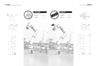A2CA-605 Brazo Robótico Colaborativo de 6 Ejes, Carga Útil de 5 kg, Alcance de 653 mm, Precisión de ±0.05 mm, IP54, Enseñanza por Arrastre y Suelta para Automatización Industrial