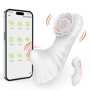 Vibrateur G-Spot Edya Rose Bud sans fil rechargeable par USB, étanche, en gel de silice, jouet sexuel pour adultes pour femmes - Product Image 4