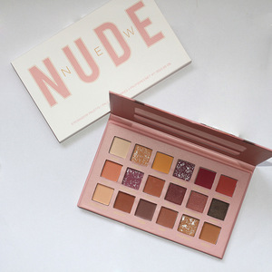 Ombretti all'ingrosso per il trucco occhi: 18 colori a lunga durata, perlescenti, opachi, glitter fini, shimmer, marrone, rosso vino, nude, pigmentati - Product Image 5