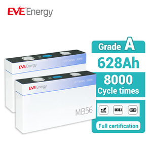 Bateria EVE Lifepo4 MB56 628Ah 8000 Ciclos Bateria Prismática de Fosfato de Lítio Lifepo4 3.2V 314Ah - Product Image 1