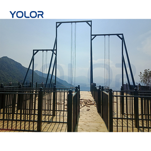 Gran <span class=keywords><strong>parque</strong></span> de aventuras Cliff Swing de metal para recreación al aire libre, proyectos escénicos de gran altitud Swing Park - Product Image 5