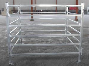 Panneaux portables économiques pour moutons et chèvres, clôture temporaire pour pâturage avec connexion rapide par goupille - Product Image 2