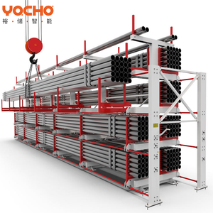 Electric Automatic Storage for Metal <strong>Pipe</strong> Load-bearing Customization Intelligent <strong>Pipe</strong> Storage Telescopic Cantilever <strong>Rack</strong> - Product Image 2