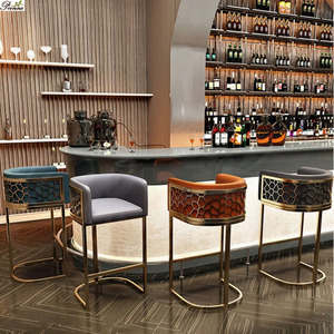 Taburete de Bar Giratorio Moderno, Hidráulico, para Cocina, Altura Ajustable, Sillas de Bar, Sillas de Comedor - Product Image 3