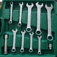 Ensemble d'outils de réparation automobile professionnel de 82 pièces, jeu de clés à douilles en acier CRV avec coffret robuste, kit d'outils de réparation pour vélo et moto