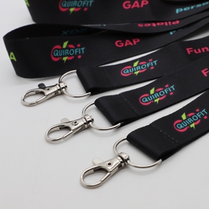 Lanyards Promocionales Personalizados al por Mayor con Logotipo, Funcionales para Gimnasio, Llavero Ancho de Poliéster Sublimado - Product Image 2