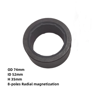 Od74-id52 x35 מ "מ h טבעת עגולה גדולה <span class=keywords><strong>y30bh</strong></span> radal מגנט פרריט קבוע - Product Image 1