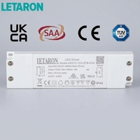 Controlador LED Electrónico Impermeable IP44 LETARON ODM/OEM para Espejo de Baño, Fuente de Alimentación LED sin Parpadeo